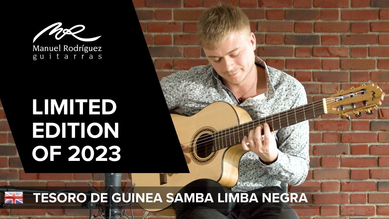 Features 🇬🇧 Tesoro de Guinea Samba Limba Negra B // Limited Edition by Guitarras Manuel Rodríguez