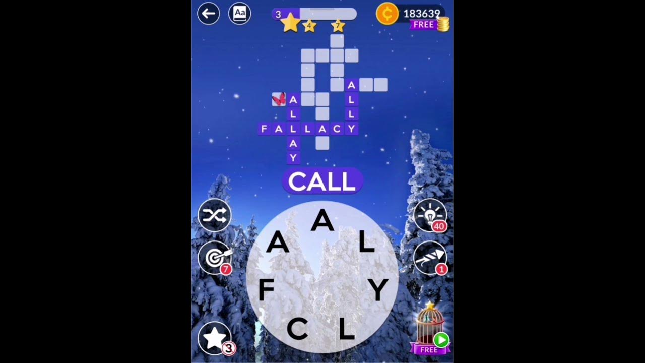 Wordscapes Daily Puzzle December 04, 2023 gameplay Answers Solution