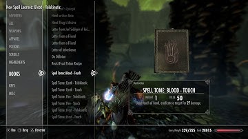 Skyrim Reading Spell Tomes is fun kids