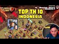 SERANGAN MEMATIKAN TOWNHALL 10 COC INDONESIA