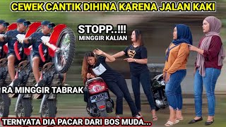 CEWEK CANTIK DIHINA DAN DIRENDAHKAN KARENA JALAN KAKI!!TERNYATA DIA PACAR DARI BOS MUDA...