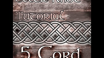 How to draw Celtic Knotwork - 5 Cord Step by Step Tutorial