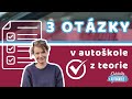 Tři otázky z autoškoly pro Lenku Vlasákovou. Dokázali byste odpovědět správně?