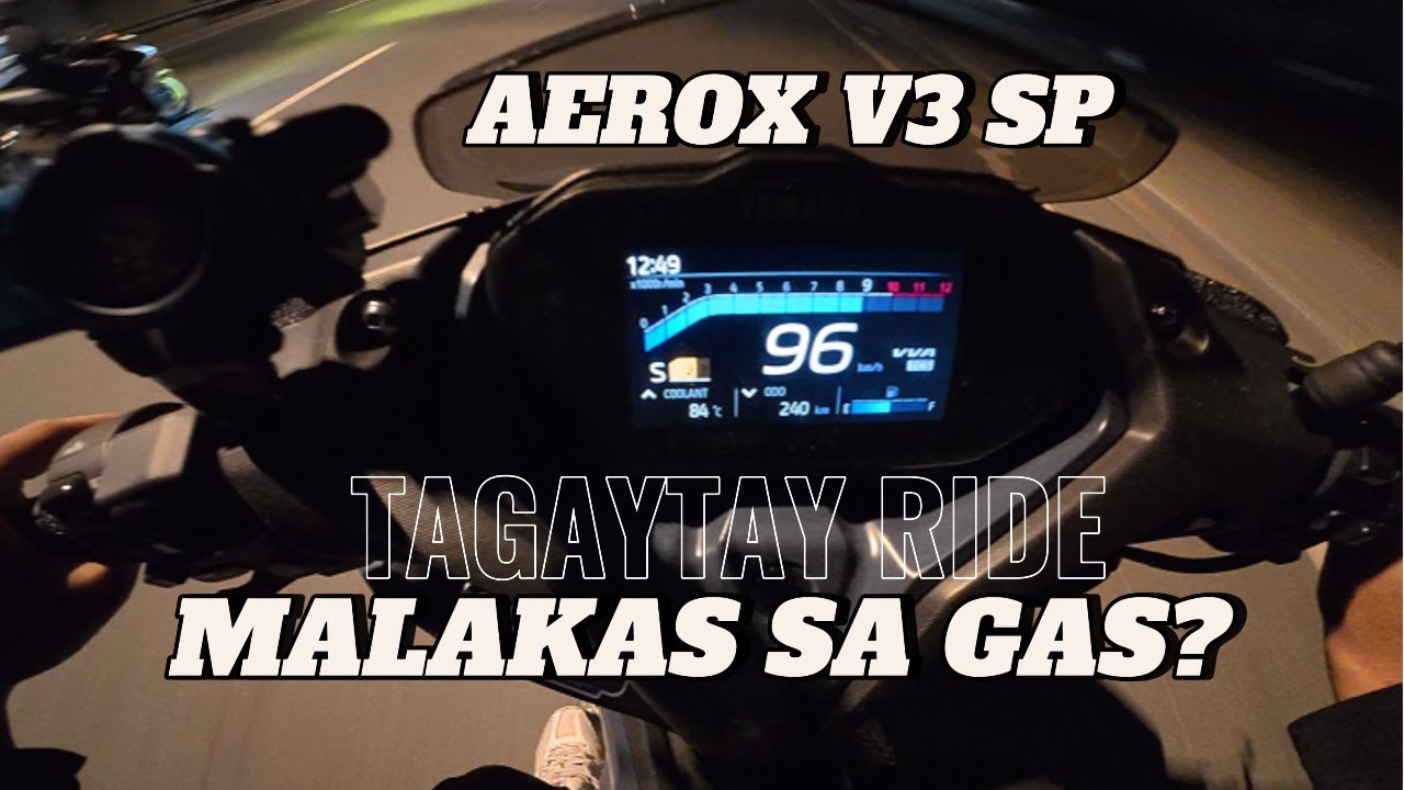 FIRST LONG RIDE - AEROX V3 SP