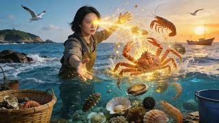 🔥After saving a life, she gets divine X-ray sight to see through sand and fish better.