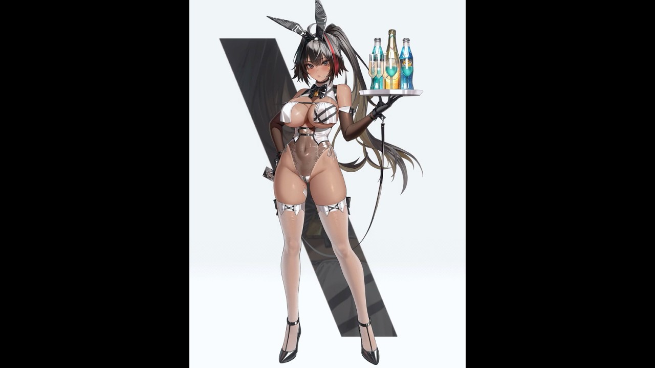 [Goddess of Victory:Nikke] Bay: Radiant Rabbit Idle/Shooting/Chibi Animations 