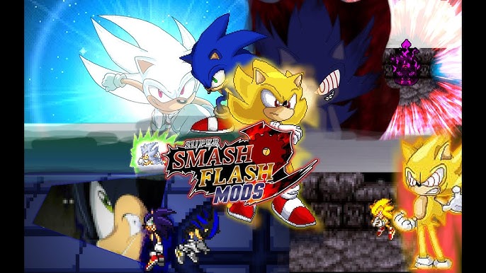 Hyper Sonic Cyan [Super Smash Flash 2] [Mods]