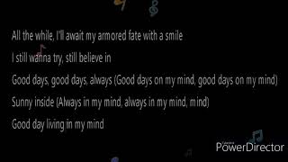 SZA -Good Days /Lyrics/