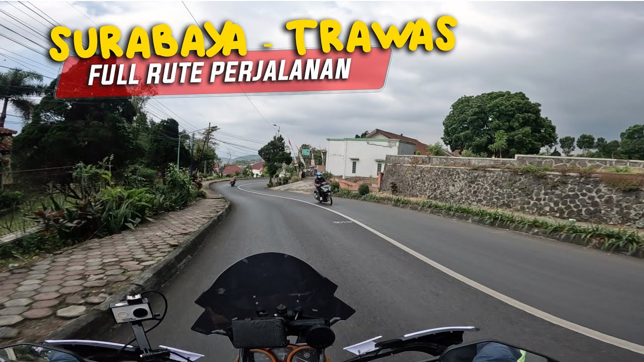 Jalur Surabaya - Trawas FULL  via Krian & Mojosari Terbaru 2024