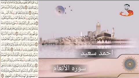 سورة الأنعام | احمد سعيد | صلاة القيام 1443 - 2022
