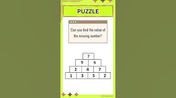 Can You Find the Missing Number? #shorts #puzzle #reasoning #logicalthinking