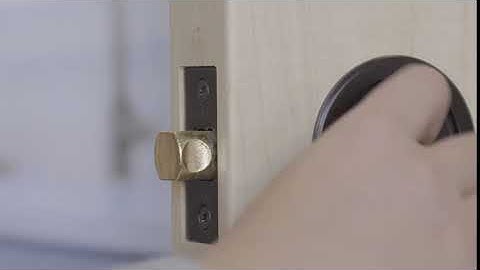 Emtek Tubular Pocket Lock Privacy Lock Functions