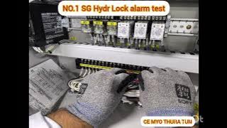 Steering Gear Hydraulic lock alarm test@MyoThuraTunMarineEngineeringKn