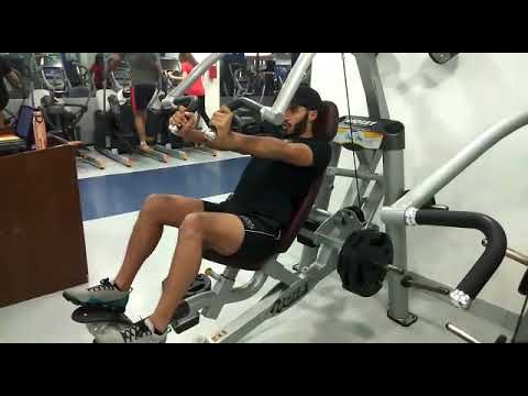 Client workout - Chest Exercise at Bodyzone Fitness & Spa Pvt ltd