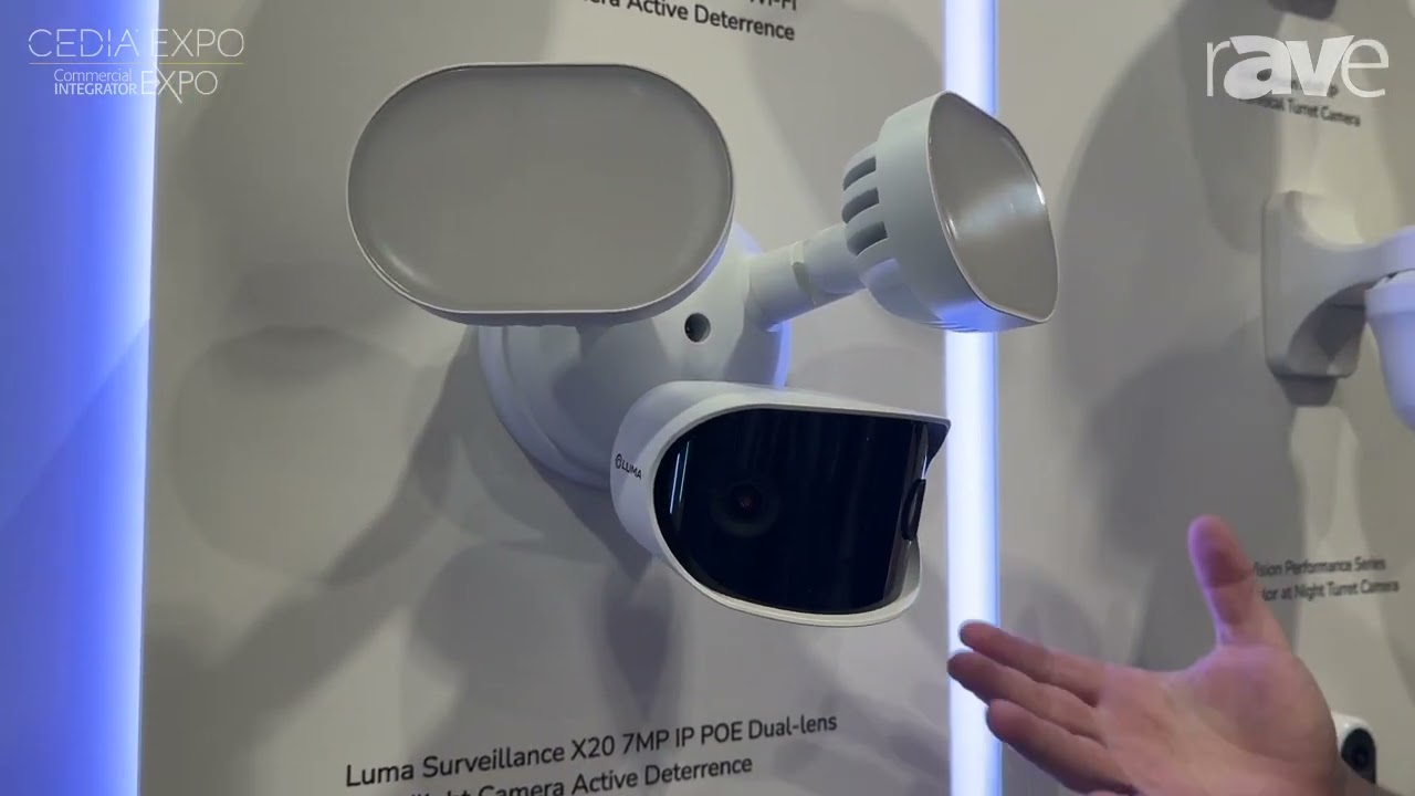 CEDIA Expo 2025: ADI | Snap One Shows Luma Surveillance X20 Floodlight Cameras, Wi-Fi or PoE Version