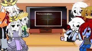Past undertale reacts to megalo strike back