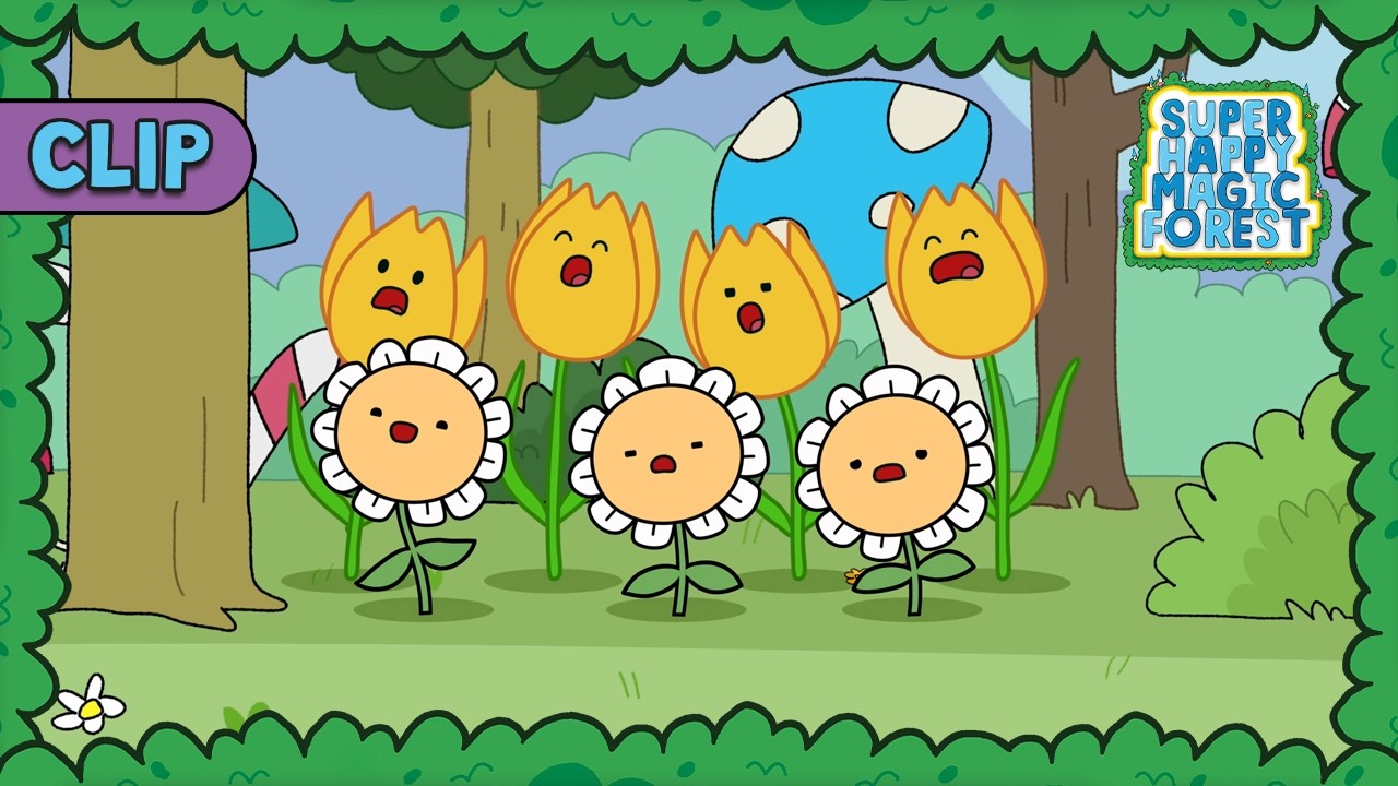 happy forest Raspy Flowers?! 🌻 Super Happy Magic Forest | Season 1, Episode 25