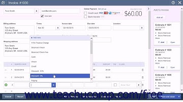 QuickBooks Online Plus 2015 Tutorial Creating Finance Charge Invoices Intuit Training