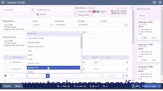 QuickBooks Online Plus 2015 Tutorial Creating Finance Charge Invoices Intuit Training