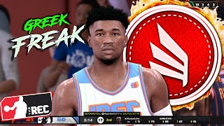 Giannis Dominates The Rec Center! NBA 2K26 (6’10–6’11 Demigod Build)