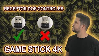 Game Stick 4K- Receptor Dos Controles Onde Comprar E Qual Modelo Correto Comprar.
