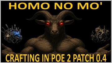 [PoE 2] How to Craft Items in Patch 0.4 Without Homogenized Omens