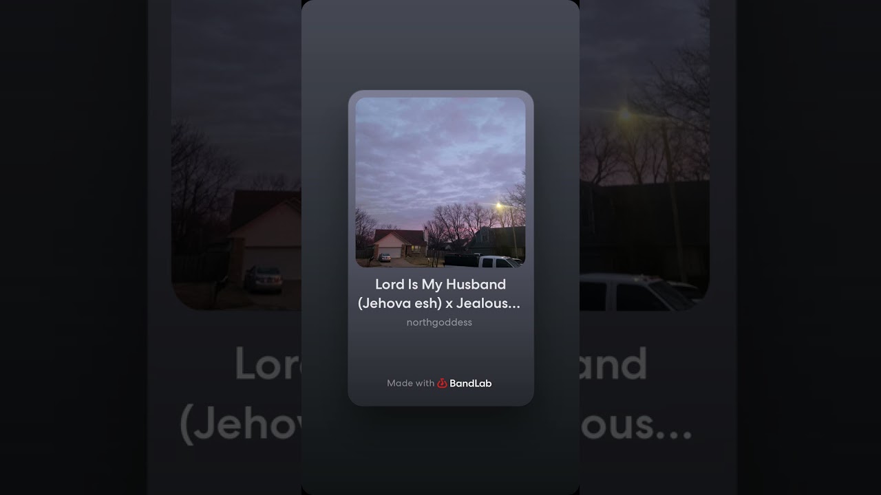 Lord Is My Husband (Jehova esh) x Jealous God (yeah he's Jealous God)