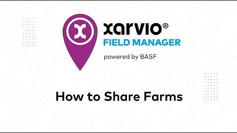 How to Share Farms in xarvio FIELD MANAGER