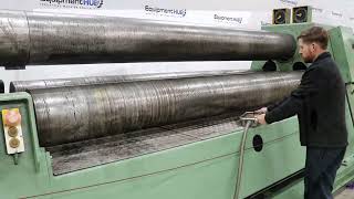 Roundo PS-360 1" x 10' Hydraulic Plate Bending Roll