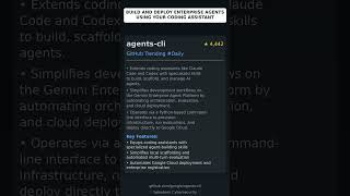 GitHub Trending Repositories: google/agents-cli 🇬🇧