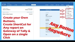 Free Tally TDL for Create your own Button anywhere in Tally : Episode 2