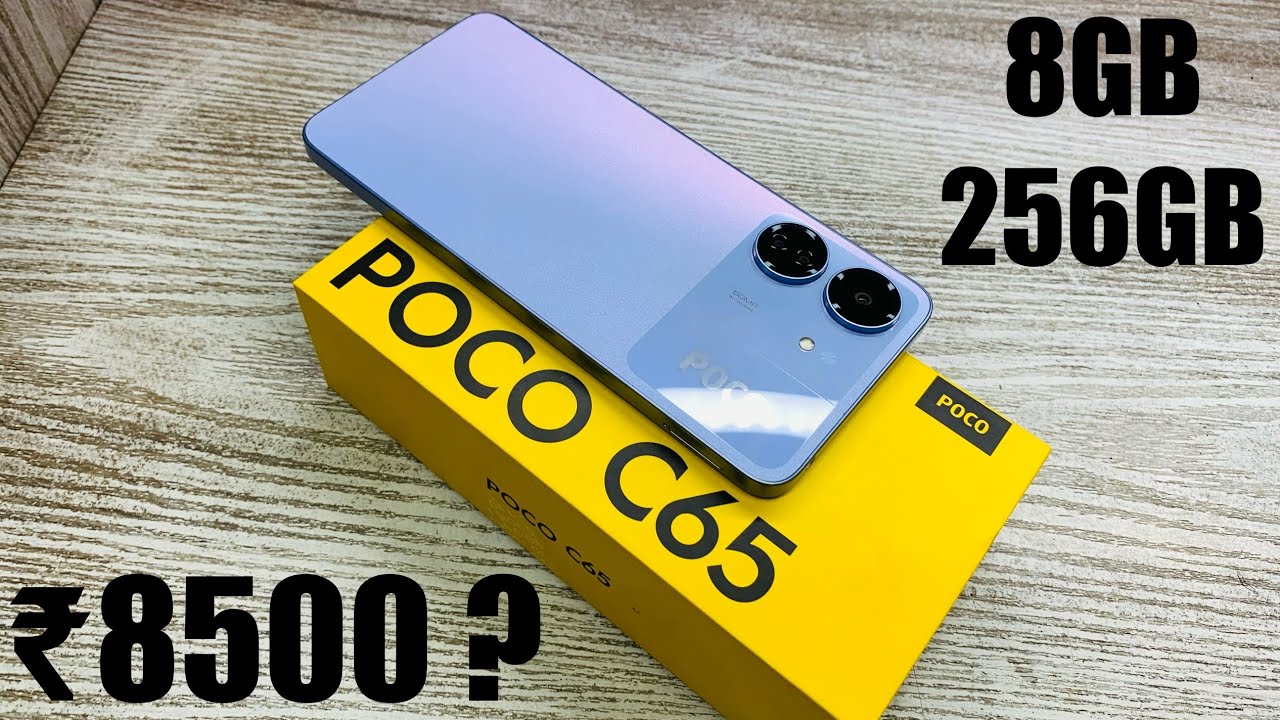 Poco C65 8GB/256GB Unboxing Blue Colour - Should You Buy it ? 