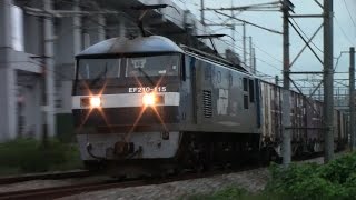 【山陽本線】JR貨物　EF210-115号機牽引　5053レ貨物列車