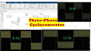 Three-Phase Cycloconverter in MATLAB Simulink