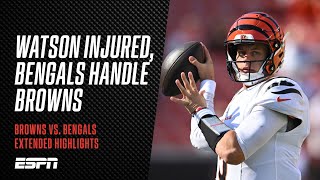 Cincinnati Bengals vs. Cleveland Browns | Watson injured as Bengals handle Browns
