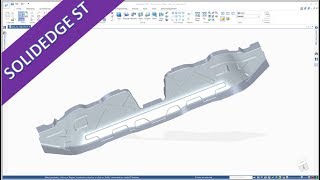 Crossbeam part 1 - SolidEdge ST 10 Training - Surfaces