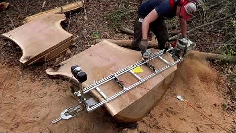 Winch Powered Chainsaw Mill - Awesome Tools!