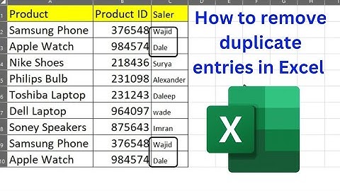 How to remove duplicate data from  Excel file|shortcut to remove duplicate entries in Excel