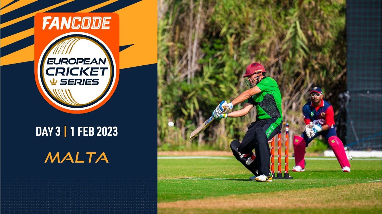 🔴 FanCode European Cricket Series Malta, 2023 Day 3 T10 Live Cricket