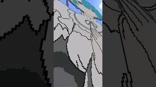 Re:Zero Rem Minecraft Dot Art