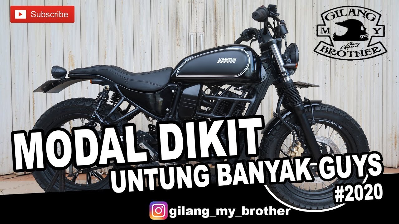 HARGA YAMAHA BYSON CUSTOM SCRAMBLER GILANG MY BROTHER YouTube