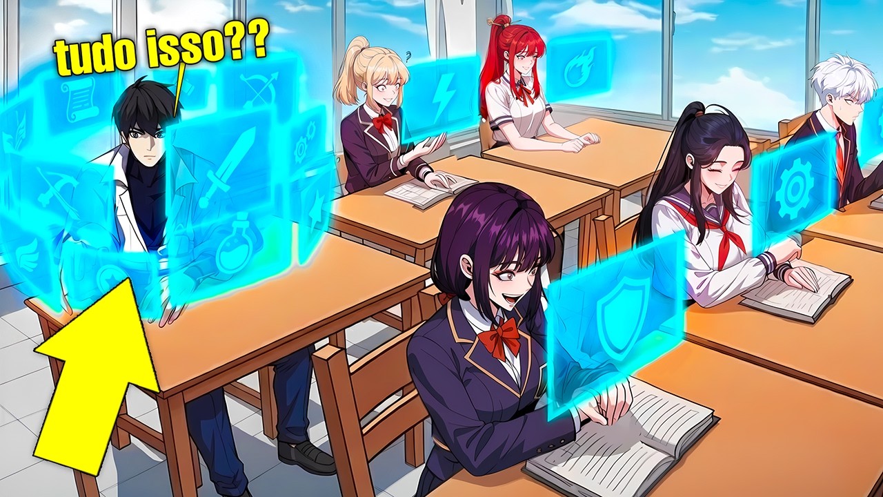 Enquantos Todos na Academia Despertan 1 Skill Ele Ganha Infinitos Talentos - Manhwa Recap