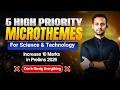5 High Priority PYQ Microthemes from Science and Technology for UPSC 2026 | UPSC Prelims Strategy