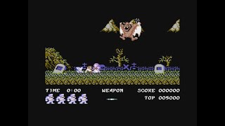 Ghosts 'n Goblins Arcade (C64 Longplay)