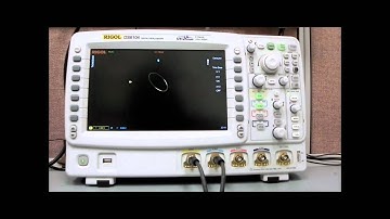 RIGOL DS6104 1GHz -- Part 3 demo of powerful measurement quick menus and functions.