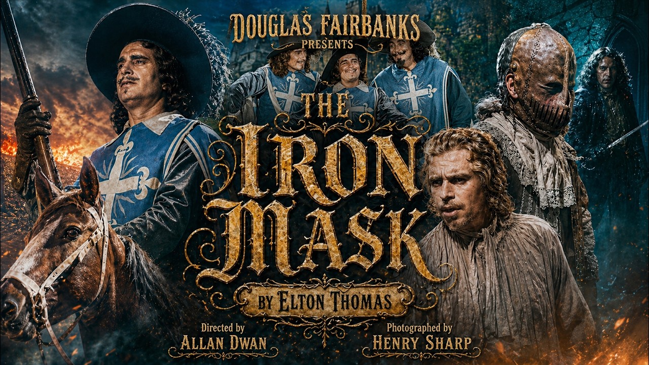 The Iron Mask (1929, USA, adventure / historical drama) 𝔽𝕦𝕝𝕝 𝕄𝕠𝕧𝕚𝕖 #oldmovie #oldfilms