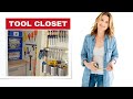 How to organize your closet for tools or crafting supplies