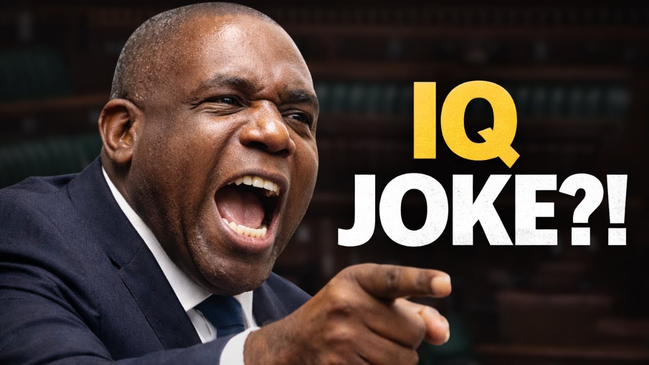David Lammy’s Brutal IQ Joke on Lee Anderson Leaves Commons Laugh | UK NEWS