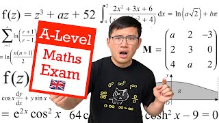 First time solving an A-Level maths exam! (90 minutes, uncut)