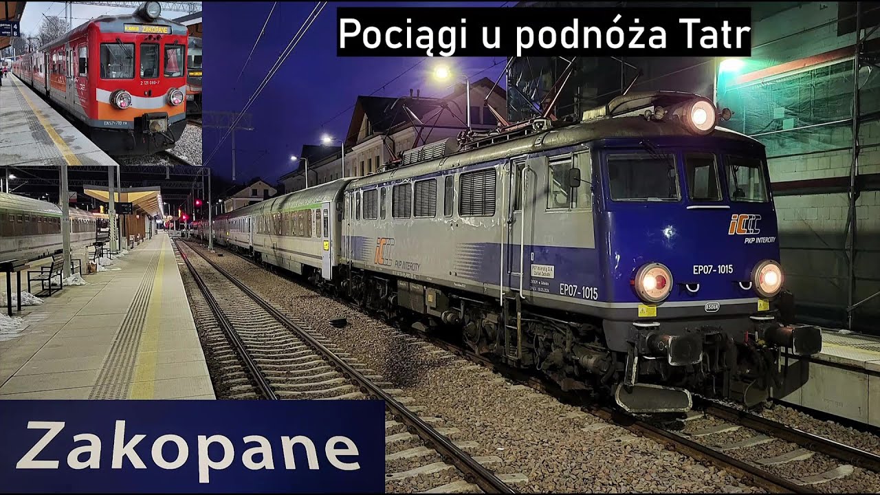 Pociągi w Zakopanem - klasyczna kolej u podnóża Tatr